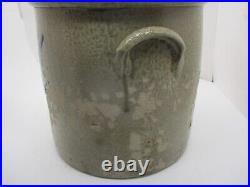 Antique Stoneware Ottman Bro's Fort Edward NY Crock 3 Gal Blue Cobalt Salt Glaze