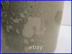 Antique Stoneware Ottman Bro's Fort Edward NY Crock 3 Gal Blue Cobalt Salt Glaze