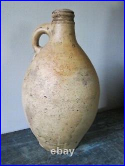 Antique Stoneware Ovoid Jug