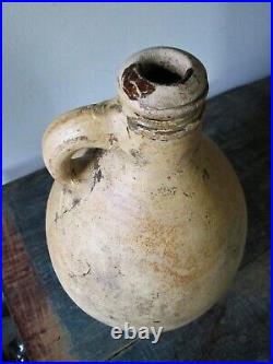 Antique Stoneware Ovoid Jug