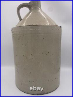 Antique Stoneware Pottery No. 3 I. N. Heller & Co, Dover NJ Jug Crock