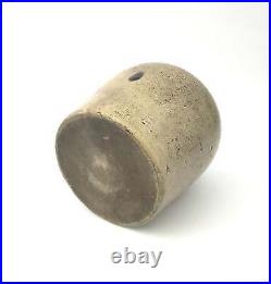 Antique Stoneware Salt Glazed Jug One Gallon with Turkey Drippings