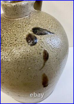 Antique Stoneware jug Salt Glaze 13 Turkey Drip