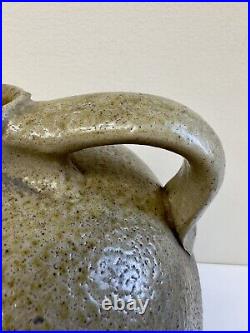 Antique Stoneware jug Salt Glaze 13 Turkey Drip