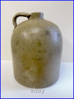 Antique Stoneware jug Salt Glaze 13 Turkey Drip