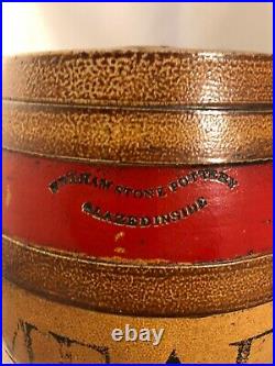 Antique Uk Fulham pottery stoneware dispenser crock mead antique alcohol uk Bar