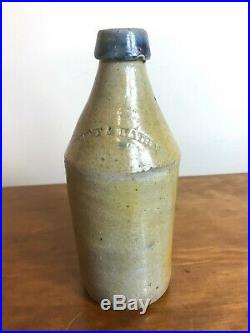 Antique Vincent & Hathaway Stoneware Bottle