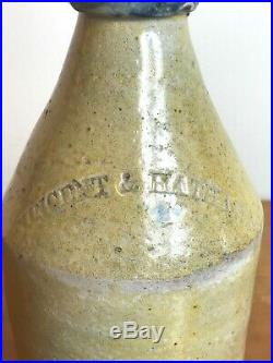 Antique Vincent & Hathaway Stoneware Bottle