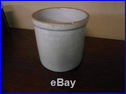 Antique Vintage 4 Gal Crock Early 20th Century Western Stoneware Monmouth ILL