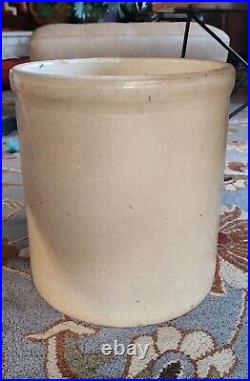 Antique Vintage 5 Gallon Douglass Stoneware Pottery CROCK Holds Water