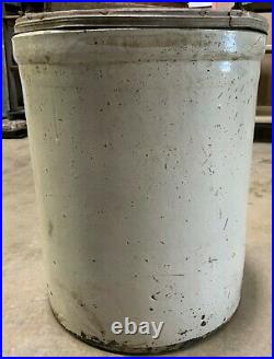 Antique Western, Denver Pottery 12 Gallon Stoneware Crock with Lid