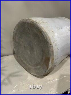Antique Western Pottery Co Denver 5 Gallon Stoneware Crock Heavy 22 Lb