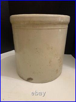 Antique Western Pottery Co Monmouth Illinois 5 Gallon Stoneware Crock Heavy