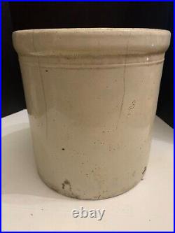 Antique Western Pottery Co Monmouth Illinois 5 Gallon Stoneware Crock Heavy