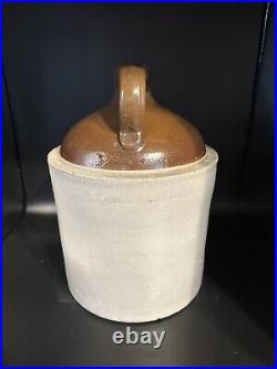 Antique Western Stoneware Co. Moonshine Whiskey Jug Pottery Crock 2