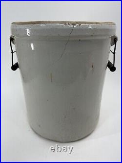 Antique Western Stoneware Company 8 Gal. Crock Kitchen Cooking Primitive