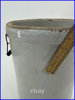 Antique Western Stoneware Company 8 Gal. Crock Kitchen Cooking Primitive