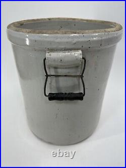 Antique Western Stoneware Company 8 Gal. Crock Kitchen Cooking Primitive