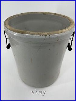 Antique Western Stoneware Company 8 Gal. Crock Kitchen Cooking Primitive