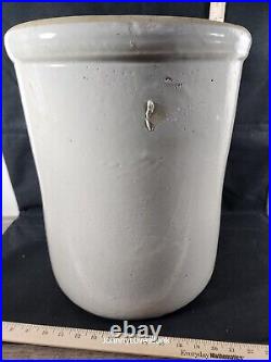 Antique Western Stoneware Crock 8 Gallon No Chips No Cracks