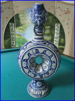 Antique Westerwald German Stoneware Ewer Pitcher Ring Vase 19 1/2 Pick One