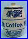 BRUSH_McCOY_BLUE_WHITE_STENCILED_WILDFLOWER_COFFEE_POTTERY_STONEWARE_CANISTER_01_wfyr