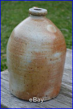 Beautiful Salt Glazed Stoneware Jug Pottery 13 Tall
