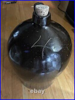 Beautiful Stoneware Antique Early Drip Glaze 4 Gallon Jug