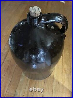 Beautiful Stoneware Antique Early Drip Glaze 4 Gallon Jug