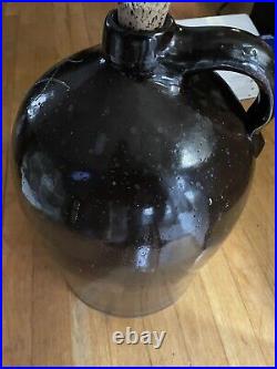 Beautiful Stoneware Antique Early Drip Glaze 4 Gallon Jug