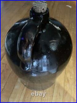 Beautiful Stoneware Antique Early Drip Glaze 4 Gallon Jug