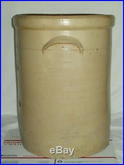 Bee Sting Stoneware Crock 6 Gallon Early Antique Salt Glaze Pottery