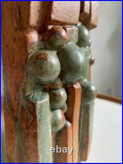 Bernard Rooke England Pottery Stoneware Lamp Base Mid Century Modern Brutalist