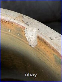 Blue Cobalt Decorated Stoneware Crock, Jones, Pittston, PA. Rare Bird Dec. AAFA