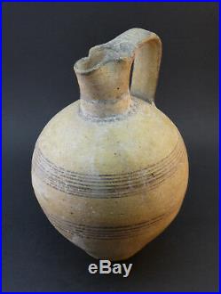 C. 750-600 Bc, Cyprus Cypro-archaic I Ancient Cypriot Stoneware Pottery Wine Jug