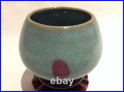 Chinese Jun Ware pot porcelain Song Ming Dynasty lotus bud stoneware pottery ru