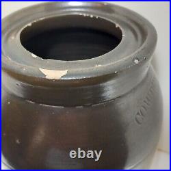 Cowden & Wilcox Antique Stoneware Wax Sealer Canning Jar 6-3/4 tall (²of²)