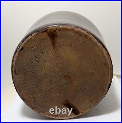 Cowden & Wilcox Antique Stoneware Wax Sealer Canning Jar 6-3/4 tall (¹of²)