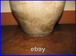 David Roberts Utica NY Salt Glazed Stoneware Ovid Jug 1827-1830