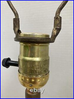 Early Antique Primitive Salt-Glaze 1800s Stoneware Crock Now electric Lamp