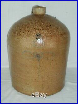 Early Primitive Bee Sting Stoneware Crock Jug Antique 3 Gallon Red Wing Jug