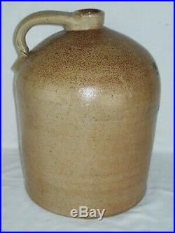 Early Primitive Bee Sting Stoneware Crock Jug Antique 3 Gallon Red Wing Jug
