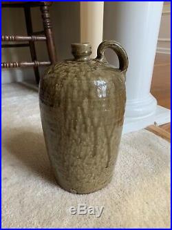 Edgefield Pottery BF Landrum Jug 1 1/2 Gallon South Carolina Stoneware