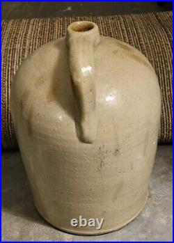 Elverson, Sherwood, and Barker (ES&B) 3 Gallon Salt Glaze Stoneware Jug