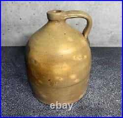 Extremely Rare Antique Stoneware Crock Handled Jug Darrow & Sons Baldwinville