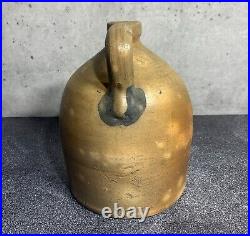 Extremely Rare Antique Stoneware Crock Handled Jug Darrow & Sons Baldwinville