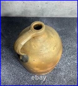 Extremely Rare Antique Stoneware Crock Handled Jug Darrow & Sons Baldwinville