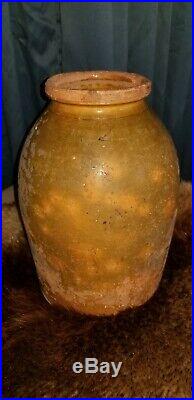 Galena Pottery Stoneware Crock Jar 2 Gallon Galena Illinois