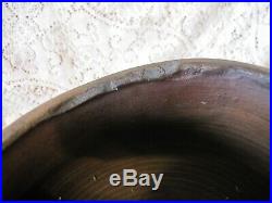 Goodwin & Webster Brown Glazed Semi Ovoid Stoneware Pottery Jar Brown