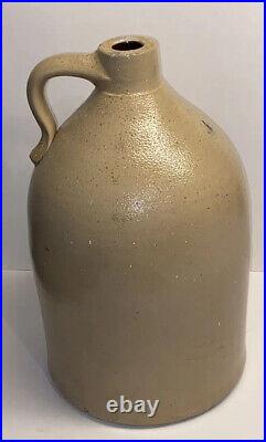 HUGE 17.5 Antique 3 gallon Stoneware Jug WithHandle